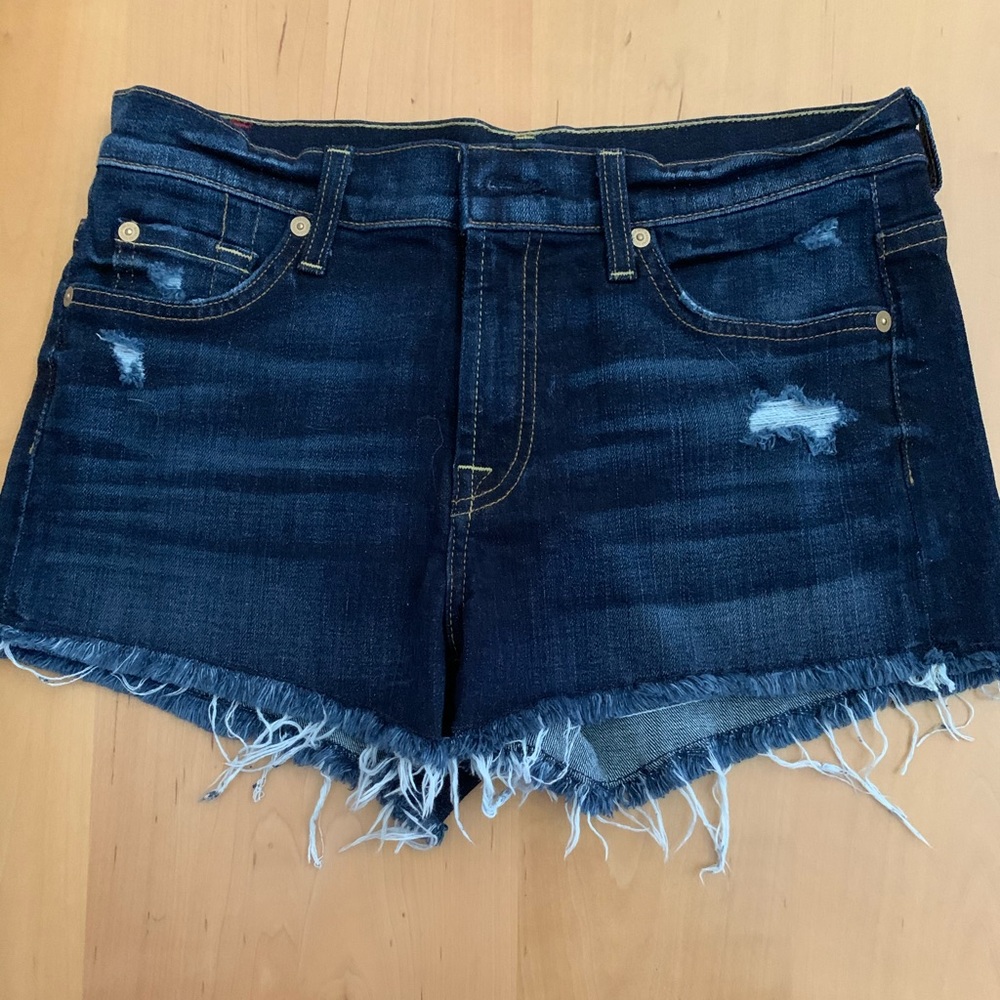 7 For All Mankind Womens 29 -Frayed Denim